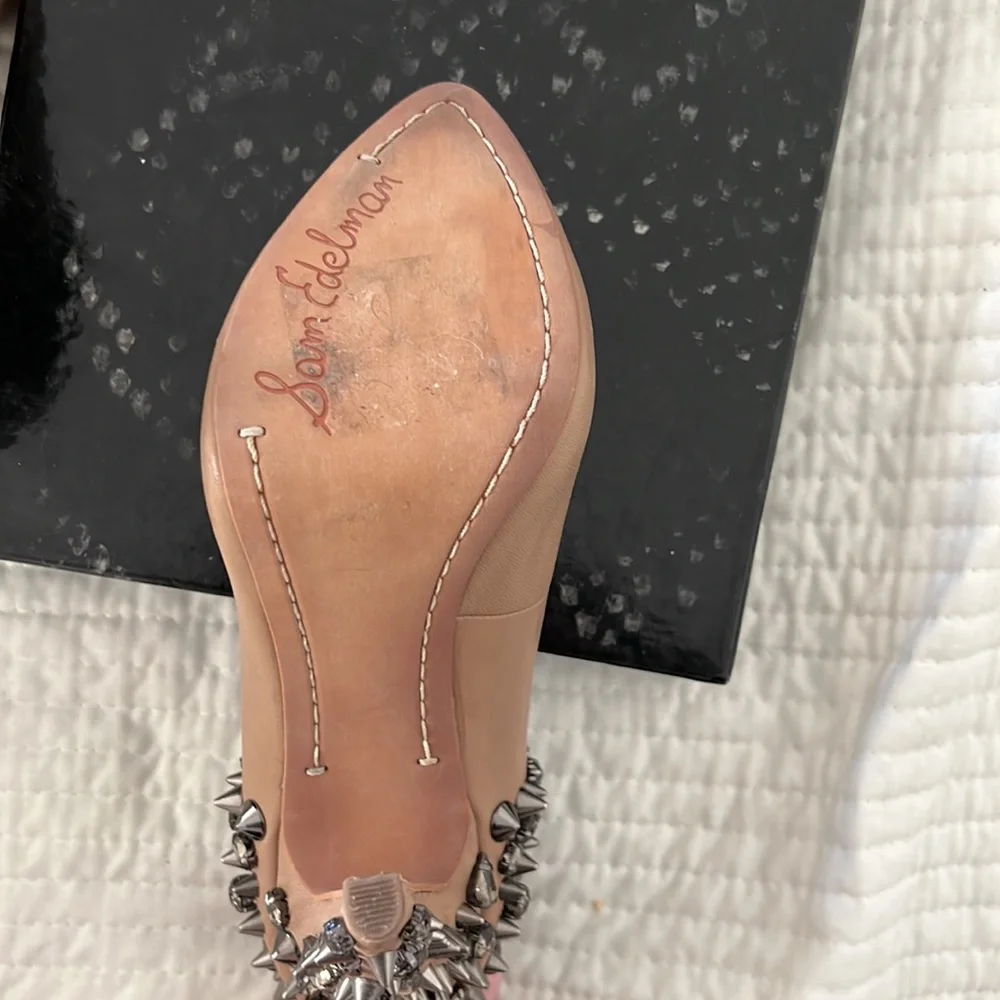 Sam Edelman nude spiked shoes - Picture 14 of 15
